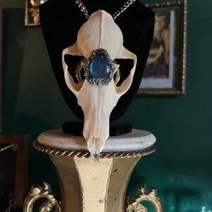 Coyote skull necklace